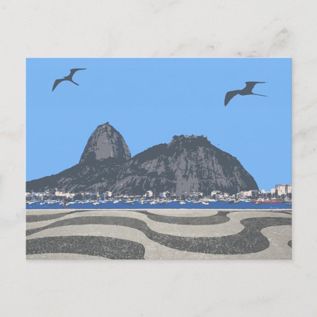Sugarloaf Mountain, Rio Vykort (Framsida)