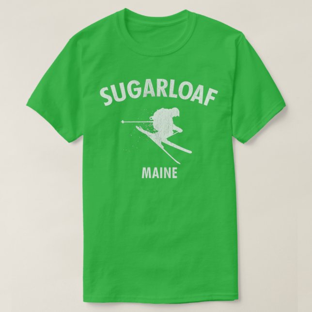 Sugarloaf Skiing Ski Maine Gift T Shirt (Design framsida)