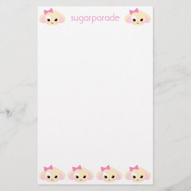sugarparadeUsagi-chan stationärt papper (Framsida)