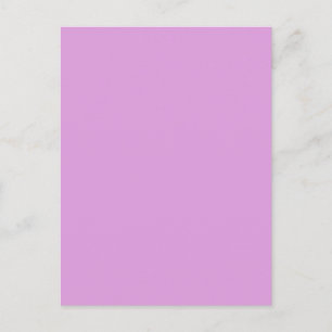 Sugarplum Lavender Lila Solid Färg Background Vykort