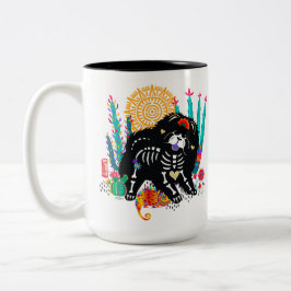 SUGARSKULL NIRVANA chow hund halloween 15 oz mugg