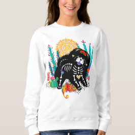 SUGARSKULL NIRVANA chow hund halloween white shirt T