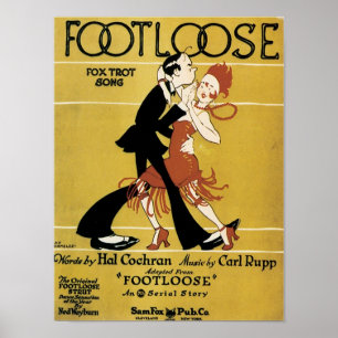 Suggboksskydd för fotlös Vintage Poster