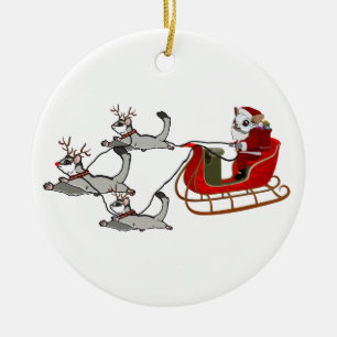 Suggie Claus Julgransprydnad Keramik
