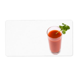 Suggor av färsk tomatsaft fraktsedel