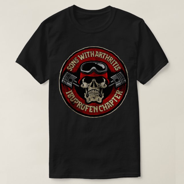 Suggor med artrit Ibuprofen Kapitel Far Motor T Shirt (Design framsida)