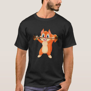 Suggor Power Forest Animal Kärlek Best Friend Squ T Shirt