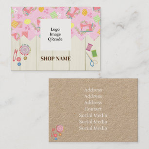 Suggor Shop Rosa Visitkort