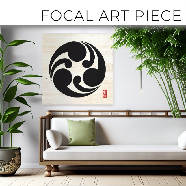 Sugihara-Kanvastrycket KAMON (familjekvarteret) Canvastryck (Skapare uppladdad)