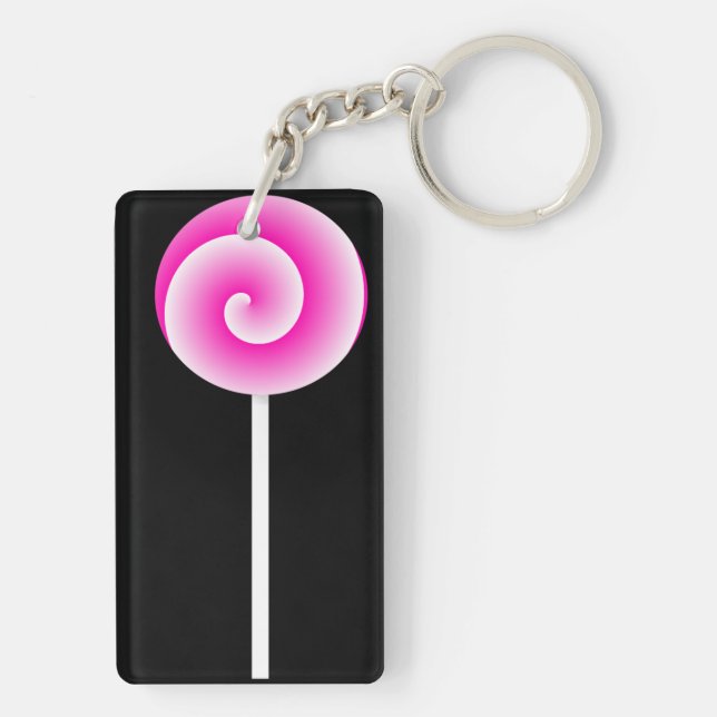Sugsticka nyckelring (Magenta prinsessa) (Baksidan)