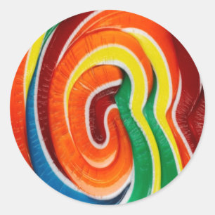Sugstickers Runt Klistermärke