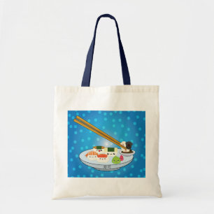 Suhsi Platter Tote Bag Tygkasse