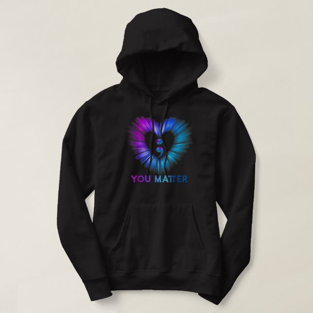 Suicide Awareness and Prevention Semico Hoodie (Design framsida)