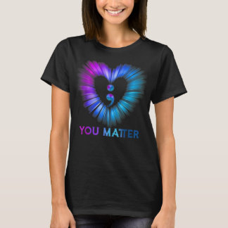 Suicide Awareness and Prevention Semico T Shirt