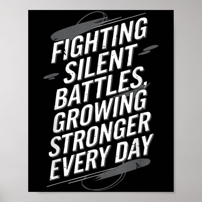 Suicide Awareness Depression Anxiety Mental Health Poster (Framsidan)