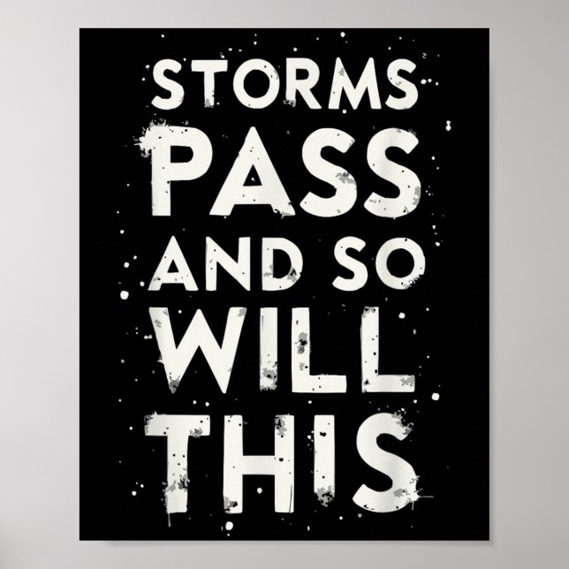 Suicide Awareness Depression Anxiety Mental Health Poster (Framsidan)