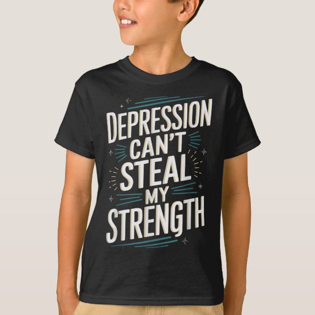 Suicide Awareness Depression Anxiety Mental Health T Shirt (Framsida)