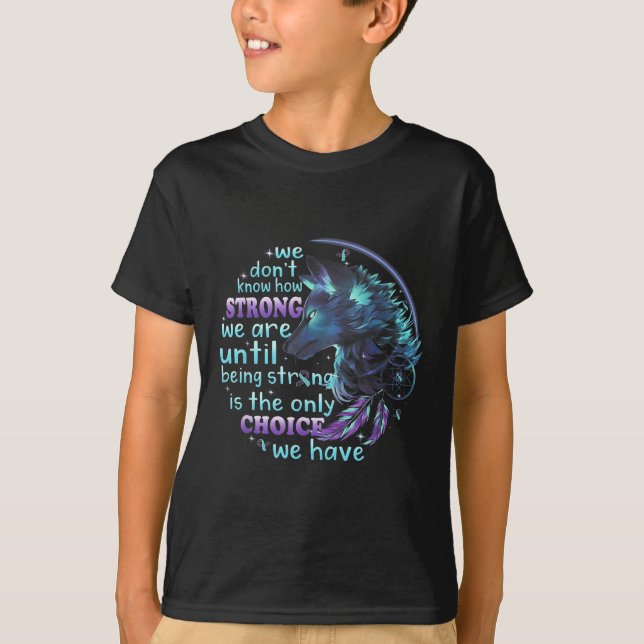 Suicide Awareness Native American Varg Warrior Dre T Shirt (Framsida)