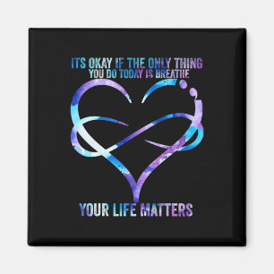 Suicide Awareness Prevention Ditt liv är viktigt f Magnet