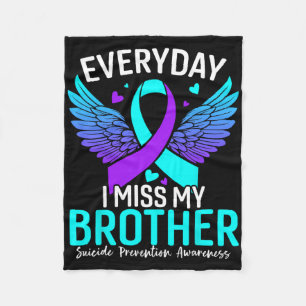 Suicide Awareness Shirt Brother Suicide Prevention Fleecefilt