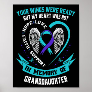 Suicide Awareness Shirt GranddottPrevention I Poster