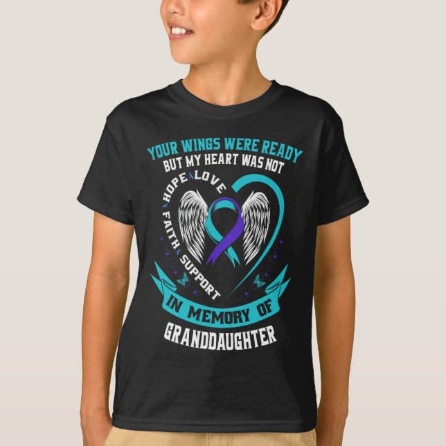 Suicide Awareness Shirt GranddottPrevention I T (Framsida)