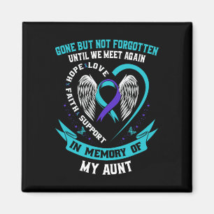 Suicide Awareness Shirt Moster Borta men inte glöm Magnet