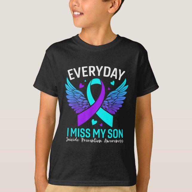 Suicide Awareness Shirt Son Suicide Prevention T (Framsida)
