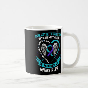 Suicide Awareness Shirt Svärmor Borta men inte Kaffemugg