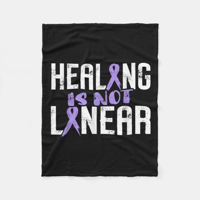 Suicide Awareness Suicide Prevention Suprt Survivo Fleecefilt (Framsidan)