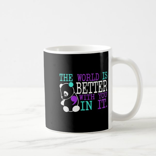Suicide Awareness Suicide Prevention Suprt Survivo Kaffemugg (Höger)