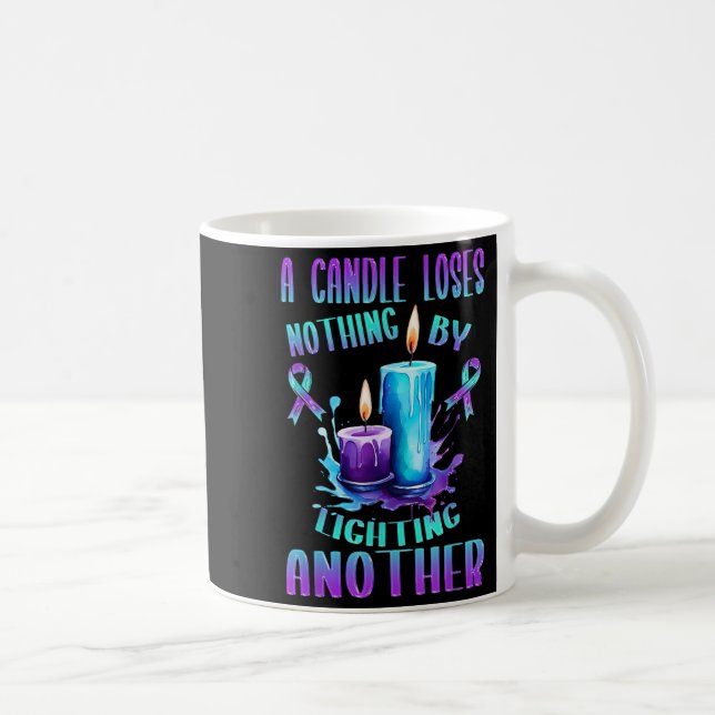 Suicide Awareness Suicide Prevention Suprt Survivo Kaffemugg (Höger)