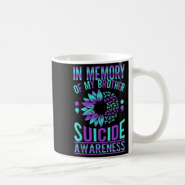Suicide Awareness Suicide Prevention Suprt Survivo Kaffemugg (Höger)