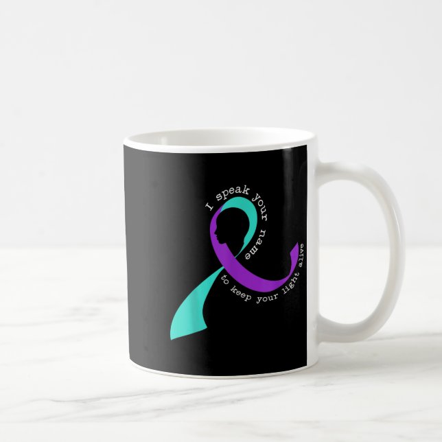 Suicide Awareness Suicide Prevention Suprt Survivo Kaffemugg (Höger)