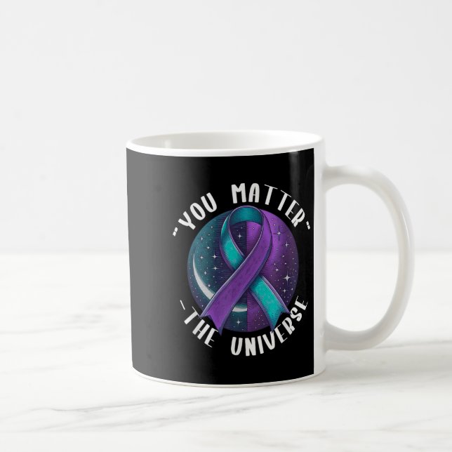 Suicide Awareness Suicide Prevention Suprt Survivo Kaffemugg (Höger)