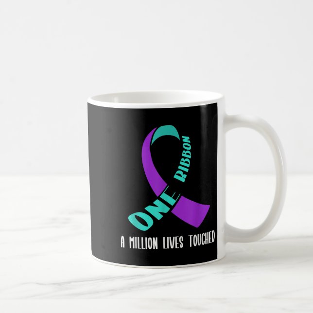 Suicide Awareness Suicide Prevention Suprt Survivo Kaffemugg (Höger)