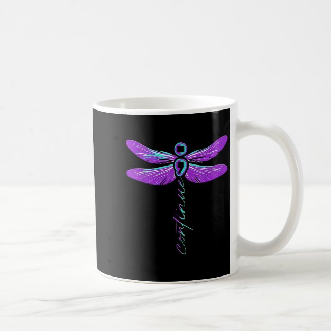 Suicide Awareness Suicide Prevention Suprt Survivo Kaffemugg (Höger)