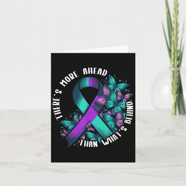 Suicide Awareness Suicide Prevention Suprt Survivo Kort (Framsida)