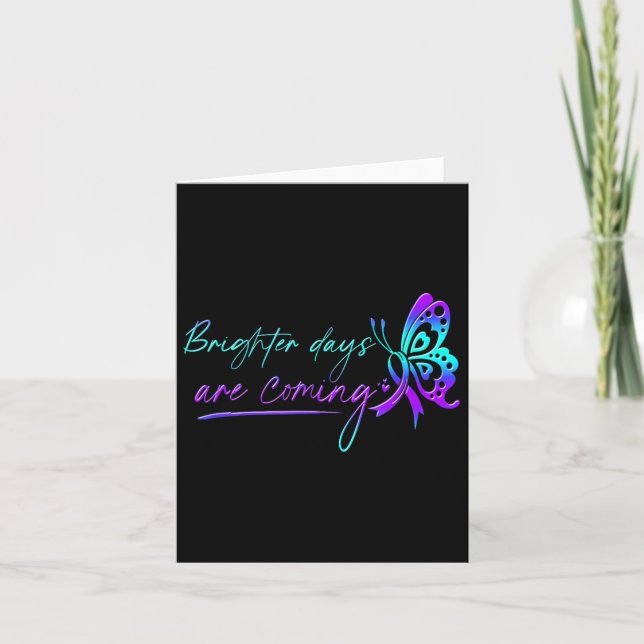 Suicide Awareness Suicide Prevention Suprt Survivo Kort (Framsida)