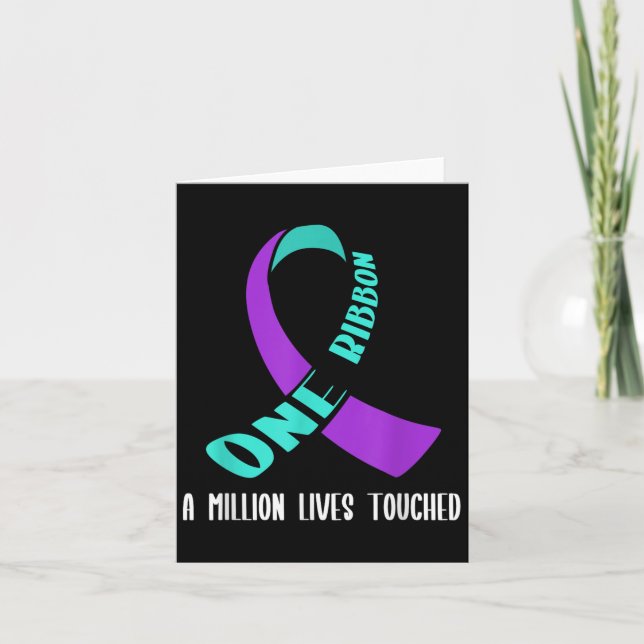 Suicide Awareness Suicide Prevention Suprt Survivo Kort (Framsida)