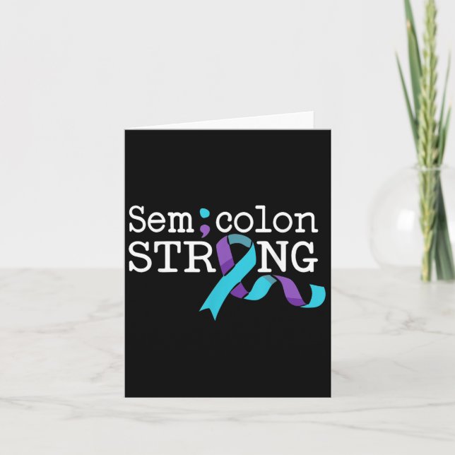 Suicide Awareness Suicide Prevention Suprt Survivo Kort (Framsida)