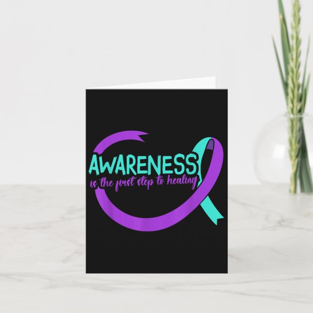 Suicide Awareness Suicide Prevention Suprt Survivo Kort (Framsida)