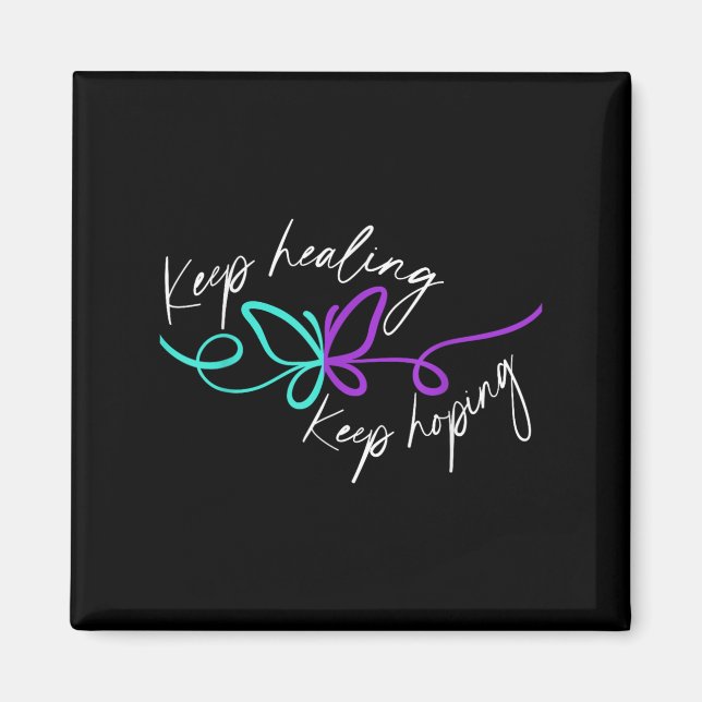 Suicide Awareness Suicide Prevention Suprt Survivo Magnet (Framsidan)