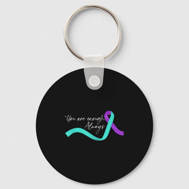 Suicide Awareness Suicide Prevention Suprt Survivo Nyckelring (Framsida)