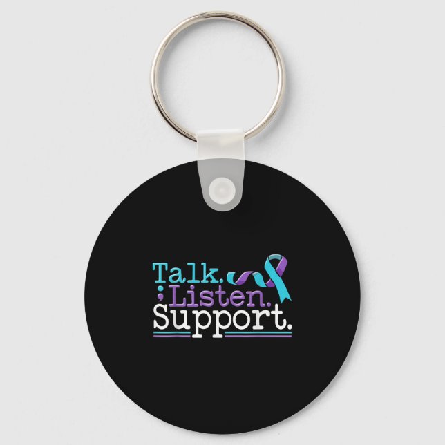 Suicide Awareness Suicide Prevention Suprt Survivo Nyckelring (Framsida)
