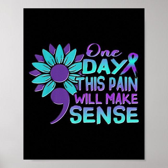 Suicide Awareness Suicide Prevention Suprt Survivo Poster (Framsidan)