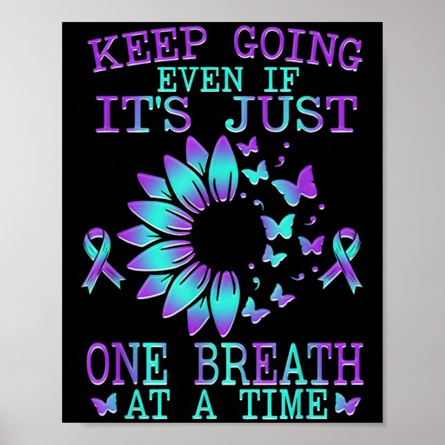 Suicide Awareness Suicide Prevention Suprt Survivo Poster (Framsidan)