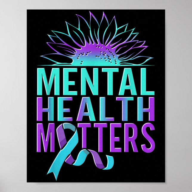 Suicide Awareness Suicide Prevention Suprt Survivo Poster (Framsidan)