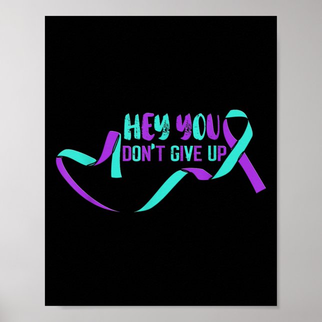 Suicide Awareness Suicide Prevention Suprt Survivo Poster (Framsidan)