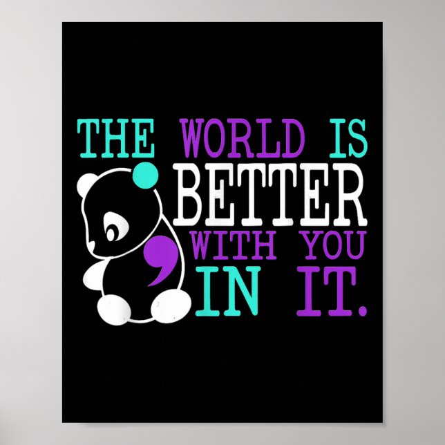 Suicide Awareness Suicide Prevention Suprt Survivo Poster (Framsidan)